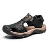 Fashion 2025 New Man's Shoes Genuine Leather Men Sandals Summer Men's Shoes Outdoor Water Shoes Leather Sandals For Men