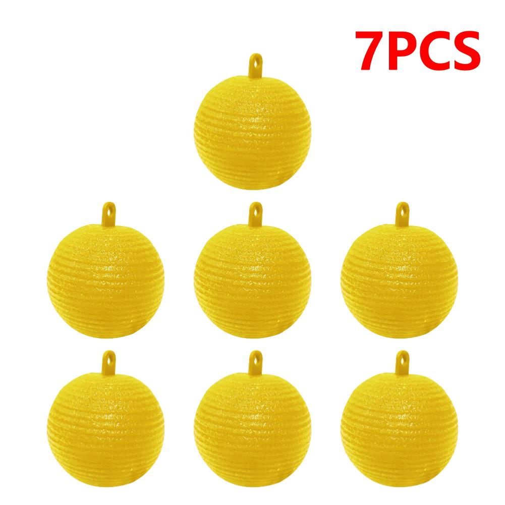 10PCS Fly Ball Traps 8cm Insects Fly Swatter Fruit Flies Trap Reusable Hanging Trap Ball Pest Repeller Killer Garden Supplies