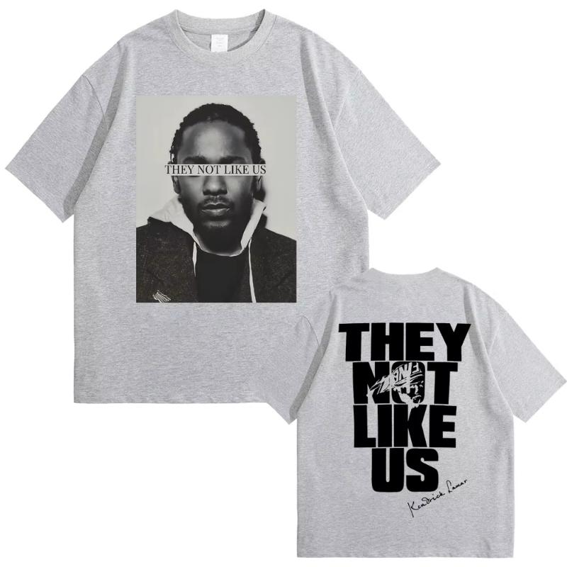 Rapper Kendrick Lamar They Not Like Us Tshirt Unisex Women Fashion Hip Hop Oversized Tshirts Summer Unisexs Cotton Vintage T Shirt