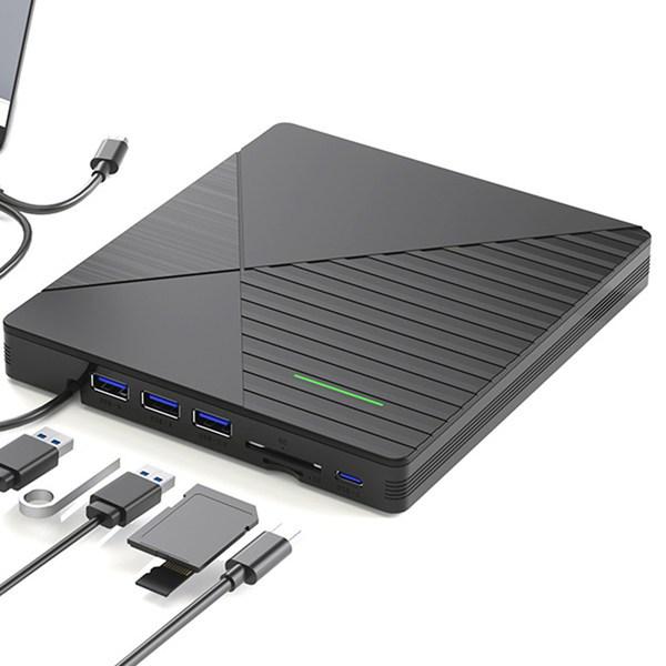 

External USB 3.0 DVD-RW Drive, Black Plastic other
