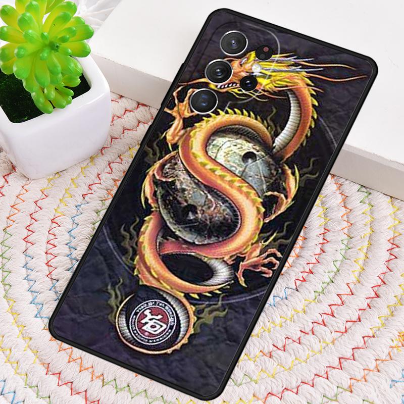Asian Chinese Dragon soft Phone Case for Samsung Galaxy note 10 pro S26 Ultra S23 S24 FE S25 S21 S22 PLUS shockproof Cove