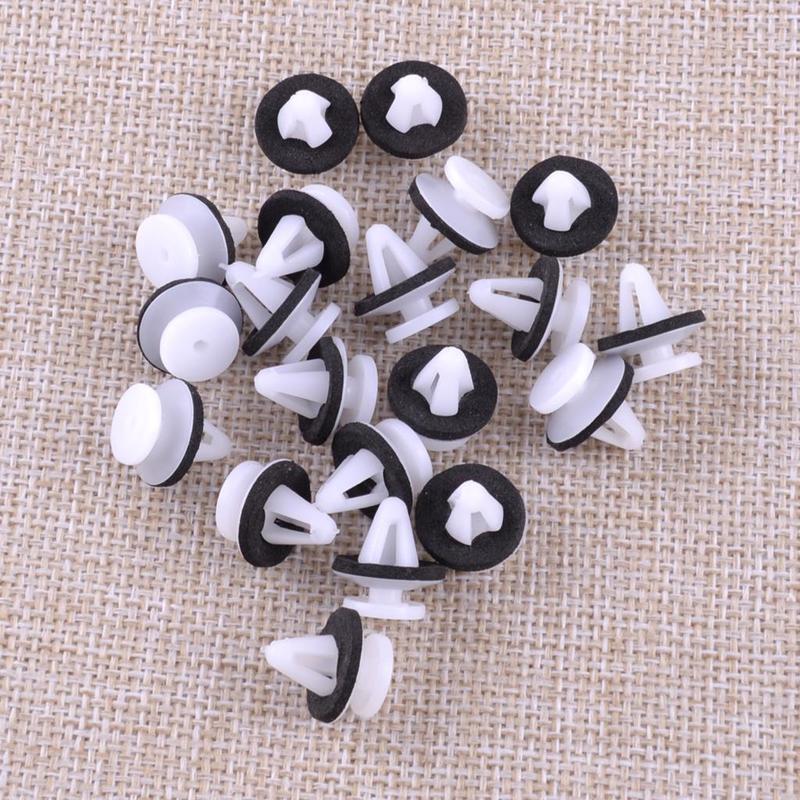 40Pcs Side Garnish & Moulding Trim Retainer Fastener Clip MB696120 Fit for Mitsubishi Eclipse 1994 1995 1996 1997 1998 1999-