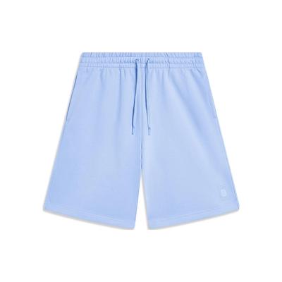 Li Ning China Color Series Solid Mid Waist Straight Loose Casual Shorts Unisex Shorts AKST631-2