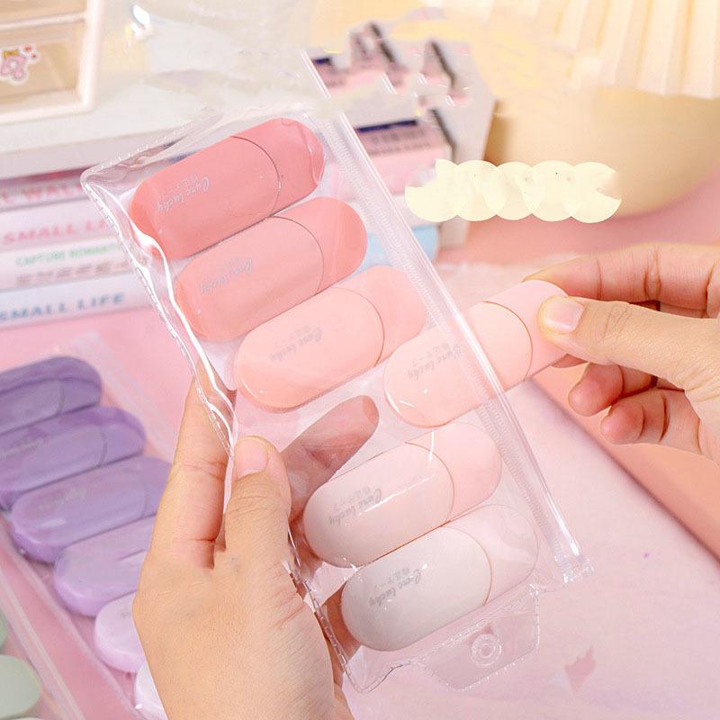 6pieces Set Kawaii Gradation Correction Tape Set - 6 Pieces for Kids and Students
