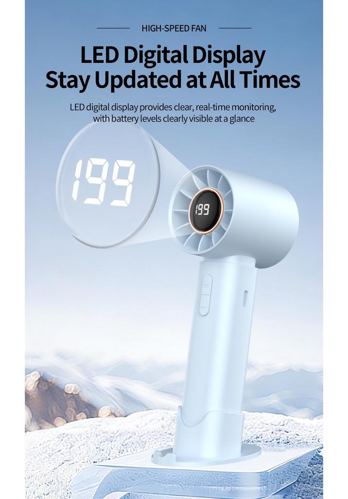 2026 New 12S Icy Mini Portable Handheld Fan