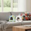 Cute Warm Parrot Hanging Hammock Print Design Fleece Hamster Cage Nest with Mat Cartoon Bird Hidden Bed Autumn Winter