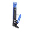 Motorcycle Kickstand Adjustable Nonslip Side Parking Foot Support for Scooter Electric BikeBlue