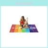 Towel Summer Chakra Wall Mandala Tapestry Rainbow Stripes Grassland Beach Towel