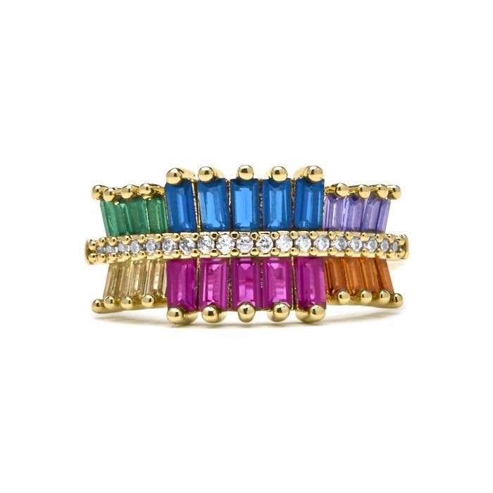 Bague - LUXENTER - Osere - Or jaune 18 carats - Largeur 10,2 mm - Femme