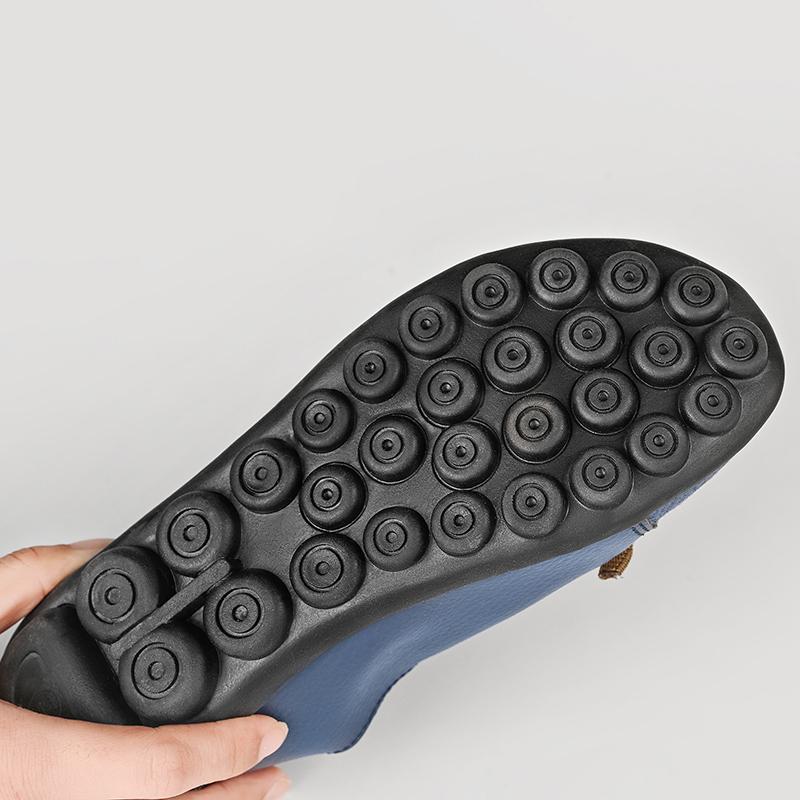 Kvinner mokkasiner Skinnsko Kjørekomfort Flats Uformelle sykepleier Loafers Gå Minimalistiske Sommer Mammasko for Jente