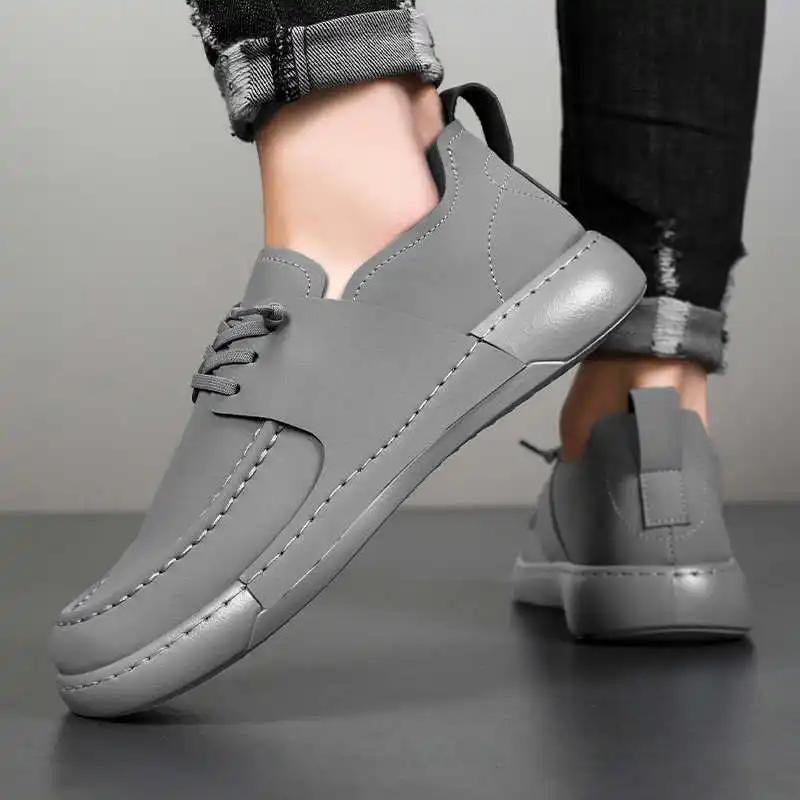 Rubber Sole Playform Loafersy Casual Plus Size Men's Sneakers Shoes Men Basketball Sports Famous Brand Tenid Daily
