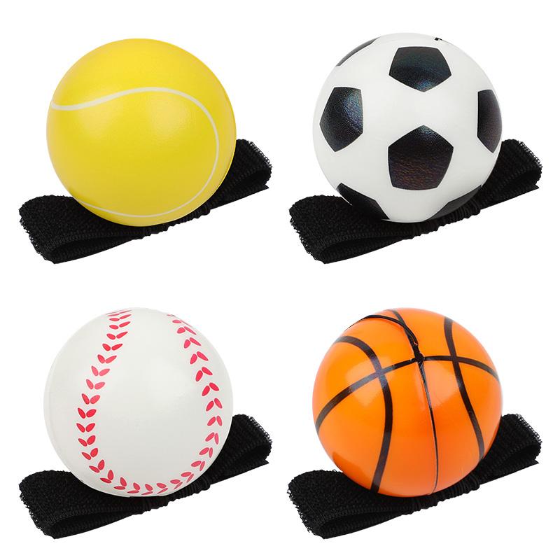 

4Pcs Reaction Training Bouncy Ball Set with Wrist Strap for Hand Eye Coordination Kids Outdoor Toy Sports Birthday Party Favors