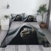 Lovely Cat Bed Sheet Set Digital Printing Polyester Bed Flat Sheet With Pillowcase Print Bedding Set 1.2/1.5/1.8/2.0m