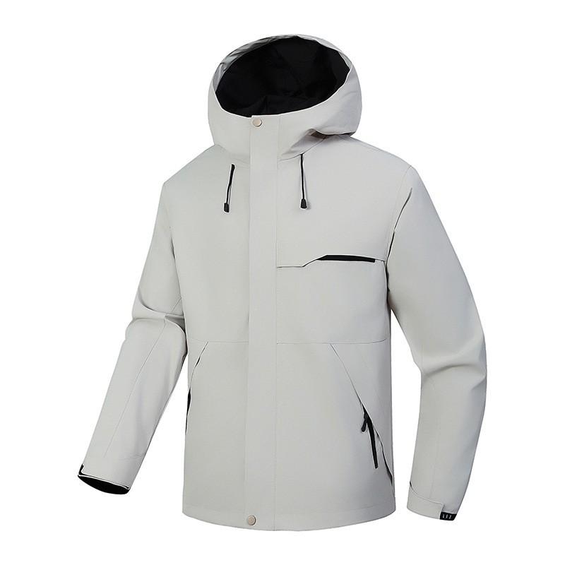 Unisex Lightweight Waterproof Windproof Outdoor Jacket With Hood Hiking Running Fall Winter