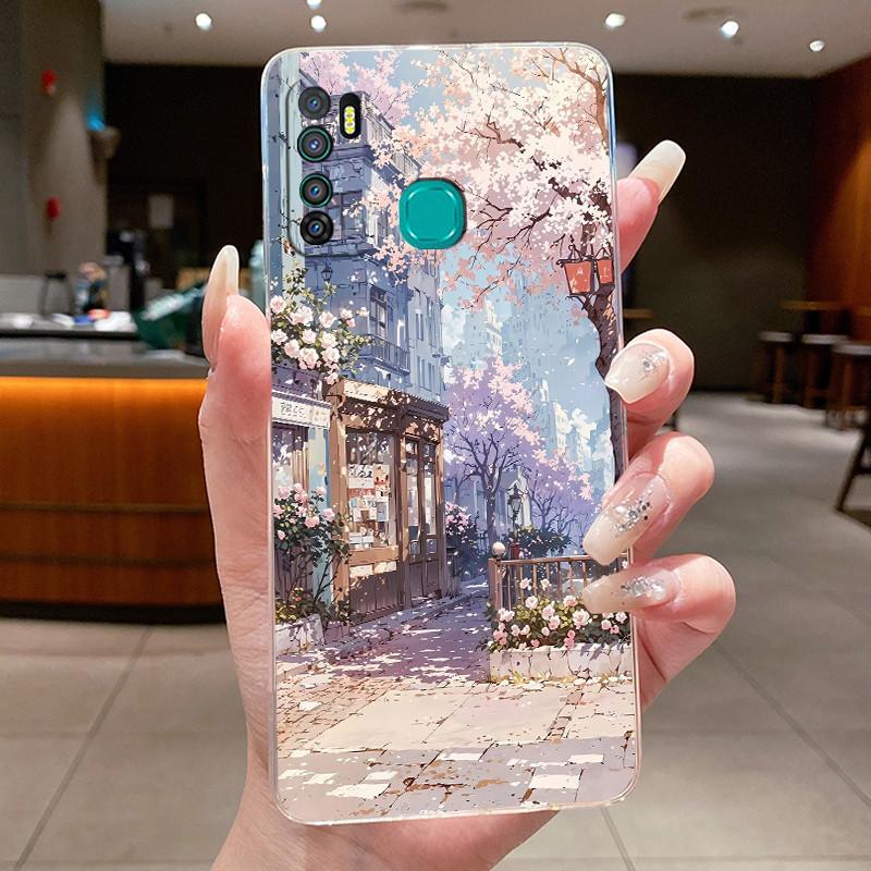 Casing For Tecno Spark 5 Pro Case Silicone Cover Aesthetic Luxury Cute Cool Boys Girls Pattern Transparent Protective Phone Case