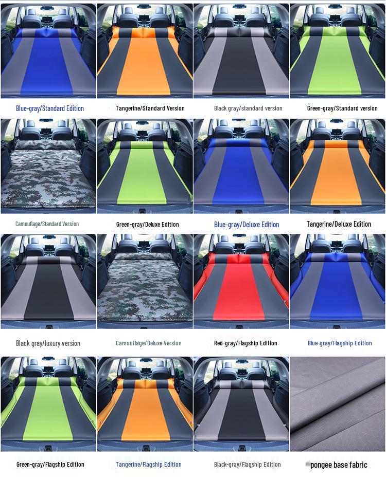 Thickened Travel Car Mattress: SUV Inflatable Bed for Self-Driving Tours