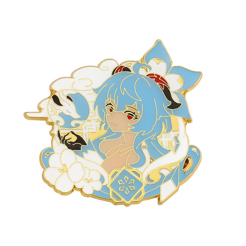 Anime Brooch Badge Cartoon Character Pendant Accessories