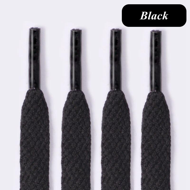 NEW Polyester Replacement Shoelaces Flat Shoe Laces Solid Color for Sneakers Canvas Shoes Casual Shoes