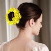 1Pc Hair Accessory Girls Hair Tie Hairgrip High Elasticity Women Foam Flower Hair Ring Rose