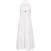 Lyocell Halter A-Line Long Dress
