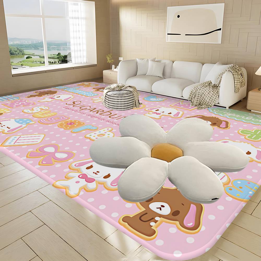 Cartoon Anime S-Sugarbunnies Floor Carpet Nordic Style Home Doormat Bathroom-Toilet Mats Bedroom Hotel Decor Mat