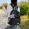 Japanese Small Fresh Schoolbag Female College Student Fashion Polka Dot Computer Backpack Light Large Capacity Junior High School Student Backpack