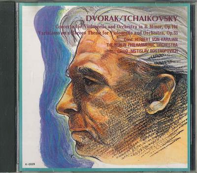 CD HERBERT VON KARAJAN - Dvorak/Tchaikovsky K0029 THECODISK Japan Classical Used