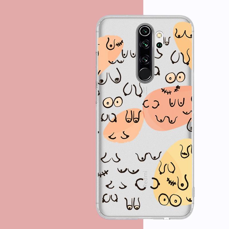 

Чехол для телефона Boobs Art Print для Samsung A51 A52 A71 A12 для Redmi 7 9 9A для Huawei Honor8X 10i прозрачный чехол Huawei NOVA 3E