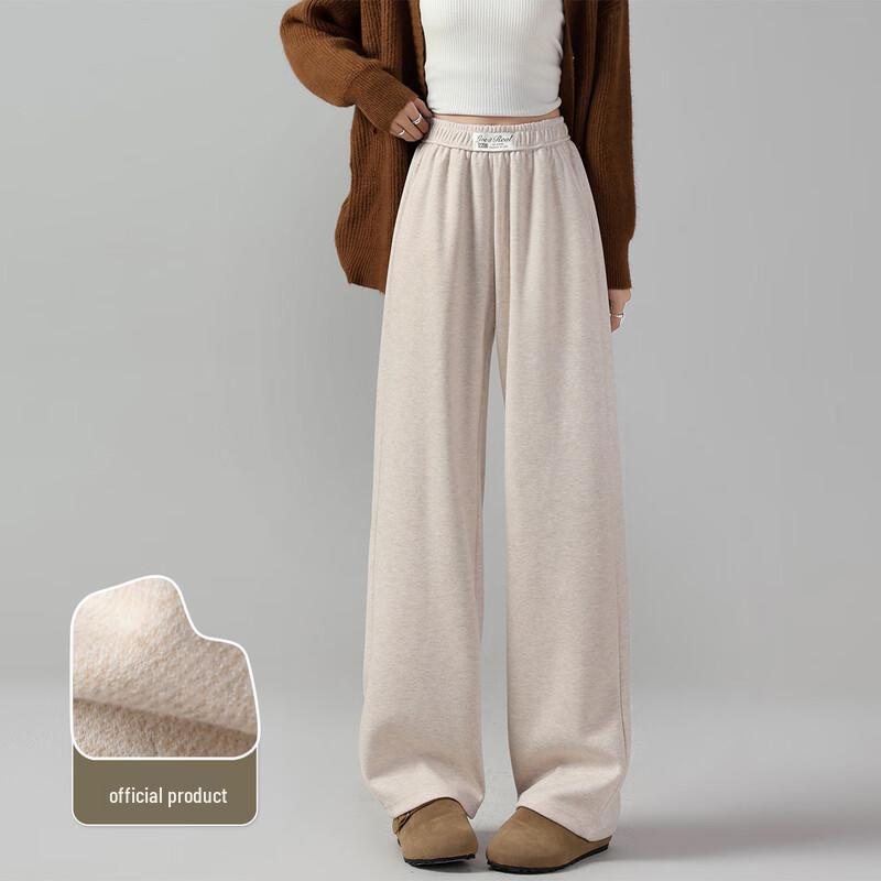 

Izzue Women s Wool Blend Wide-Leg Pants M