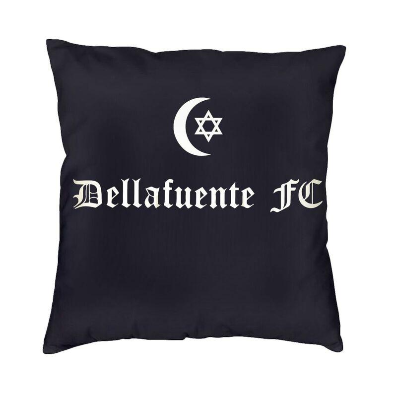 Custom Dellafuente FC Logo Gotico Square Throw Pillow Cover Home Decorative 3D Doublesided Printed Cushion Cover for Car 30x30cm 12x12in