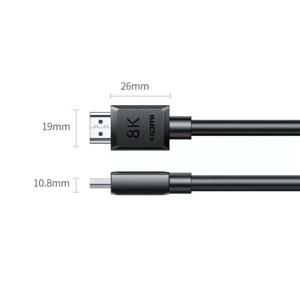 Kabel przewód audio wideo HDMI 8K 5m - czarny