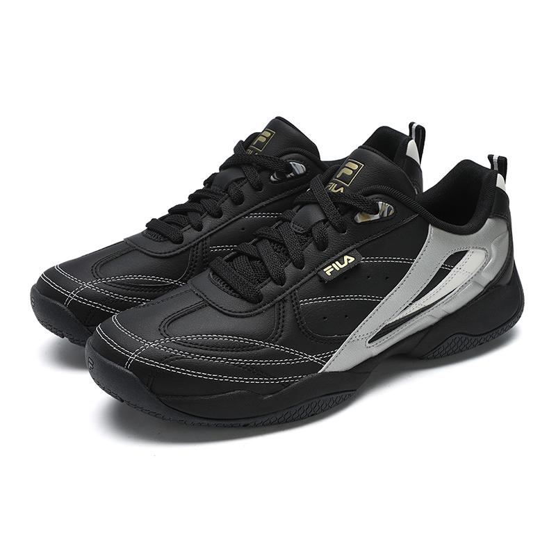 Fila Fountain Fashion Versatile Simple Personality Trendy Sports Shoes Men Sneakers Black Silver F12M531105FBL