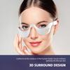 New Intelligence EMS Pulse Vibration Under-Eye Massager Heated Relieves Eye Fatigue Eyes Massage Glasses Dark Circle Eye Bags Eye Promote Sleep Unisex