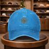 Une Casquette de Baseball Élégante avec un Imprimé Fléchettes Parfaite pour les Sorties Décontractées Ce Chapeau à Visière Plate Réglable Convient à Toutes les Saisons A