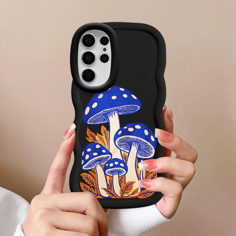 Soft Phone Cover Case for Samsung Galaxy S20 FE S22 Ultra S23 Plus S24 A26 S21 A25 S25 A34 A55 A24 A54 A36 A35 Simple Floral