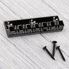 Electric Bass Fixed Bridge 12 String Professional Bass Accessory Fixed Bridge Metal Texture Bass Guitar Part for Guitar