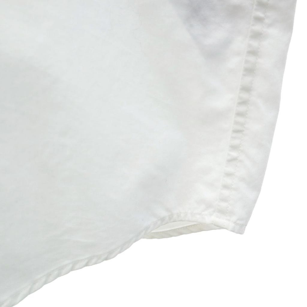 Mr.GENTLEMAN made in Japan Kurzarm Baumwollhemd L weiß Herren Gebraucht