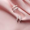 Double Layer Zinc Zinc Alloy Without Ear Hole Ear Bone Clip Cartilage Clip Ear Clip Clip Earrings