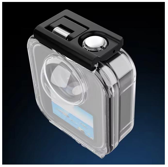 Wasserdichte Hülle für GoPro Max 2 Gehäuse Tauchen Schutz Anti-Drop Schutzschale Mit Unterwasser Dual-Handgriff Halterung