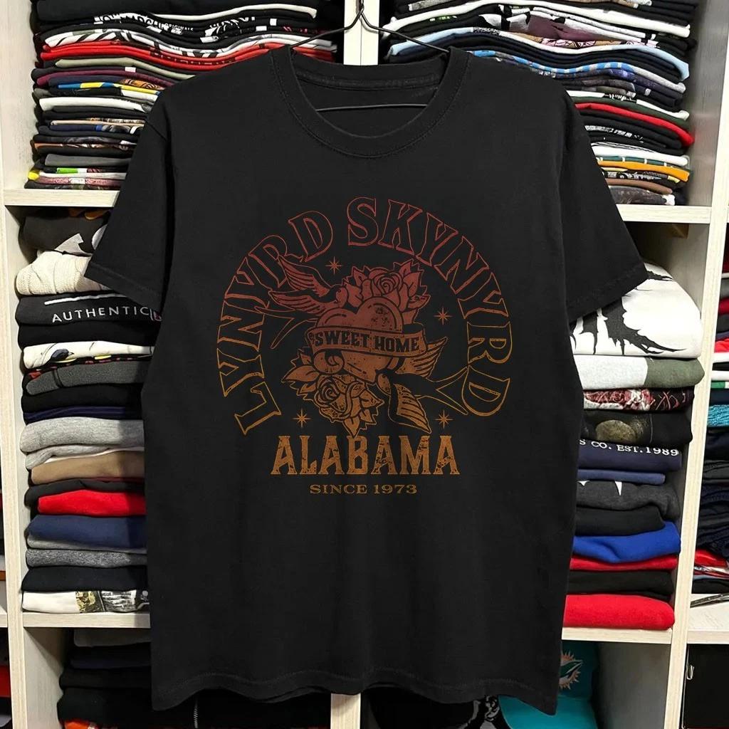 Lynyrd Skynyrd Sweet Home Alabama Since 1973 Unisex Black T-shirt S-