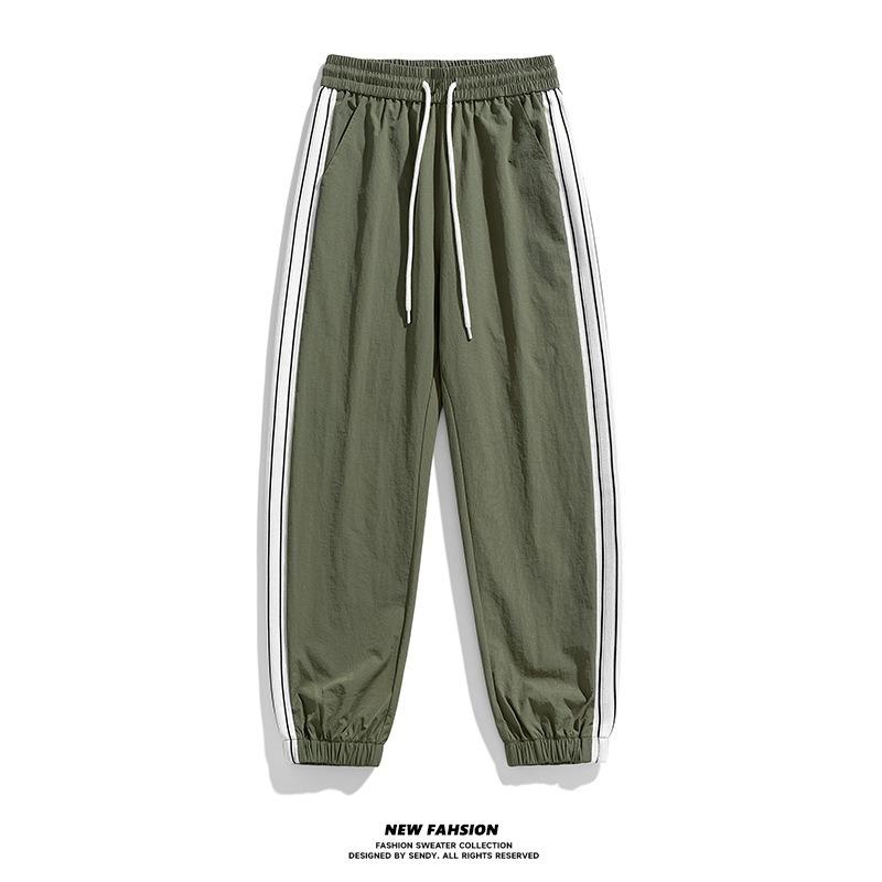 Men's spring and autumn new casual trousers men's high street loose sweatpants trendy versatile sports pants