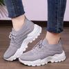 Women Plus Size Platform Sneakers Breathable Anti-Odor Chunky Dad Shoes Comfortable Casual Sports Shoes Lightweight Single Shoes