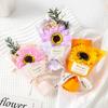 2 Pcs Mini Sunflower Bouquet Scented Artificial Soap Flower Birthday Valentine's Day Gifts