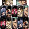 For Samsung Galaxy S24 S23 iPhone 16 15 14 Xiaomi Redmi Note 13 12 11 Plus 9 Pro Max X XR Phone Case Cartoon Luffy Roronoa Zoro One Piece OPPO Huawei