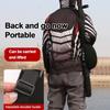 New Portable Fishing Rod Bag With Shoulder Strap Black Fishing Rod Case Folding Fishing Pole Case