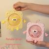 Cute Cheese Mini Electric Desktop Fan: Summer Office & Dorm Stand Charger