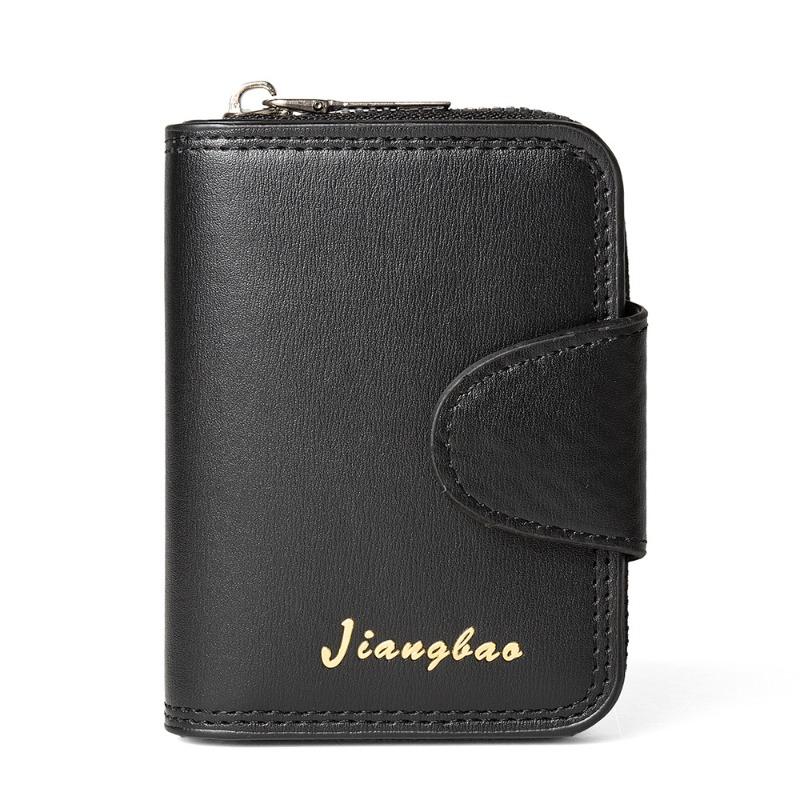 JA Business Casual Men's Card Bag Horizontal Zipper Buckle Organ Wallet Fan Wallet Batch
