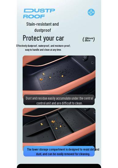 Opbergdoos onder de console voor 2024 Sea Lion 07EV - Auto-aanpassing Armleuning Organizer