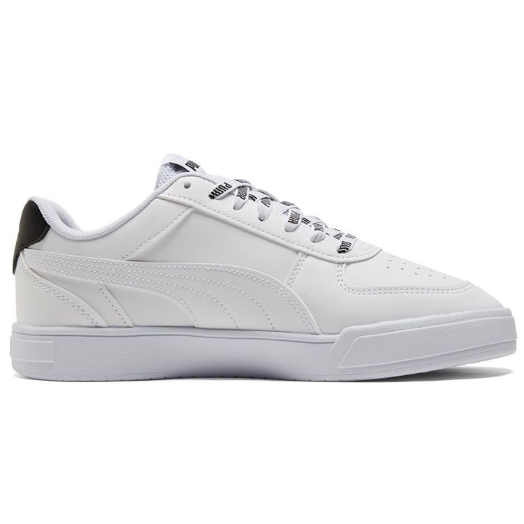 Puma Caven Logomania - White Black Unisex Sneakers 383857-01