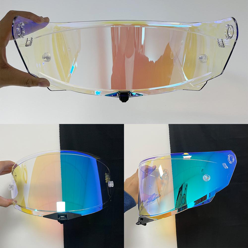 TT REVO Hochauflösende galvanisierte Linse für Tag-/Nachtgebrauch mit UV-Schutz – Passend für TT REVO Motorradhelm.